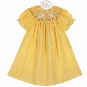 Baby Bishop Smocked Bunny Easter Dress